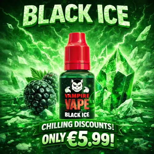 Black Ice 10ml Vampire Vape e-liquid Ireland